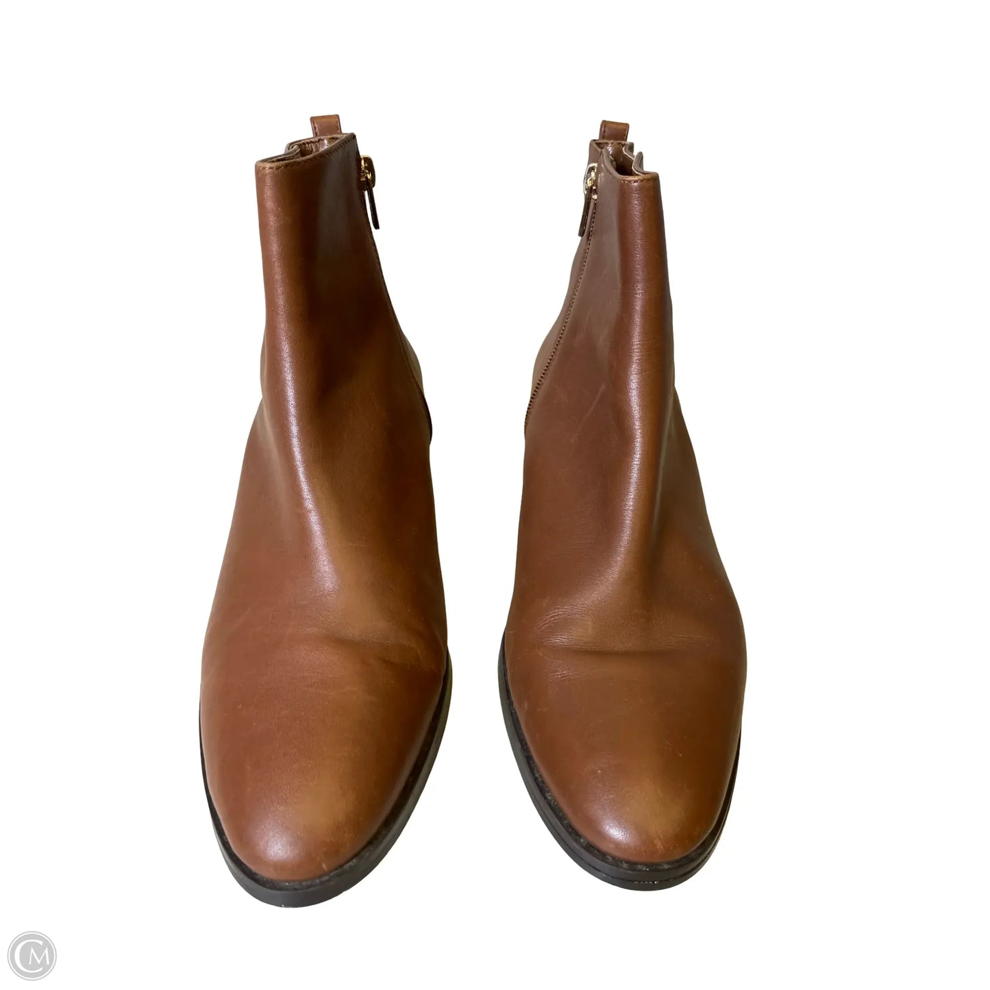 Boots Designer By Coach In Brown, Size: 10