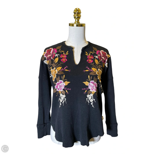 Top Long Sleeve Designer By Johnny Was In Floral Print, Size: Sp