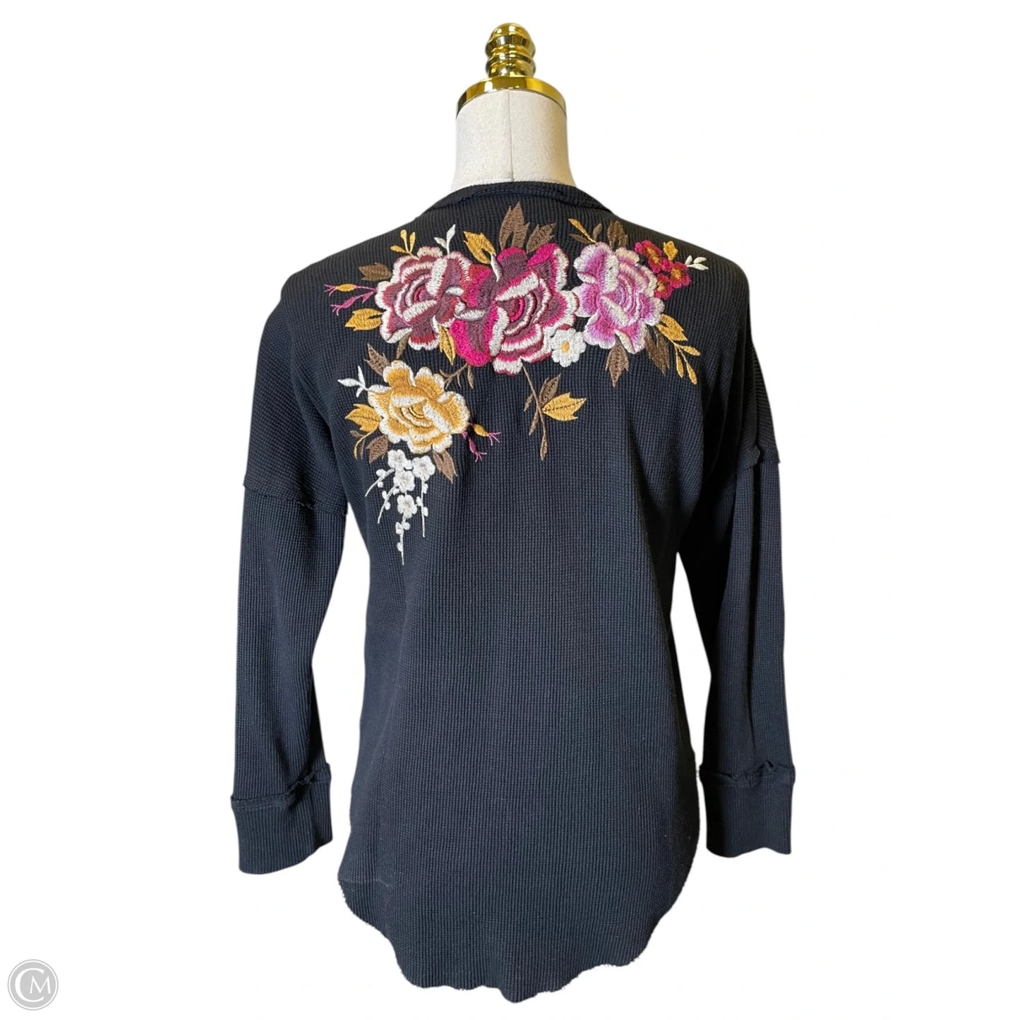 Top Long Sleeve Designer By Johnny Was In Floral Print, Size: Sp