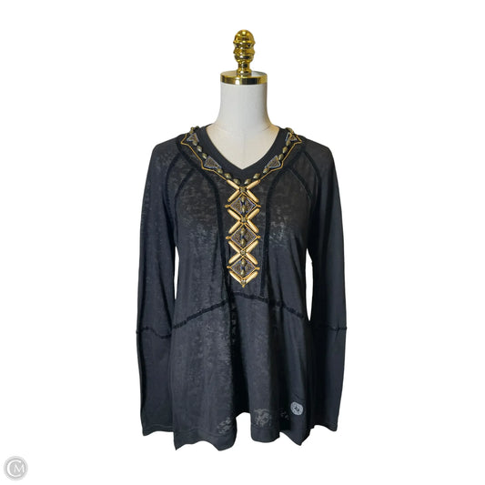 Top Long Sleeve By Double D Ranch In Multi-colored, Size: S