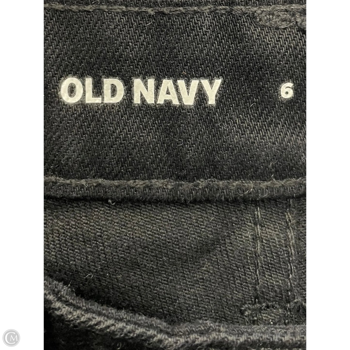 Jeans Straight By Old Navy In Black, Size: 6