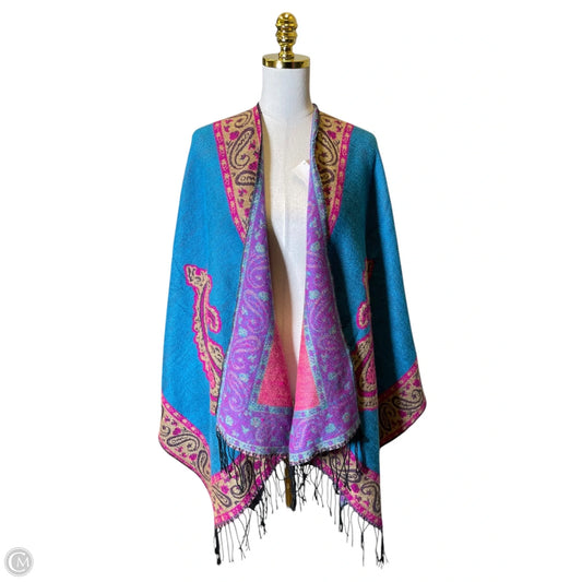 Shawl By Clothes Mentor In Multi-colored, Size: Osfm