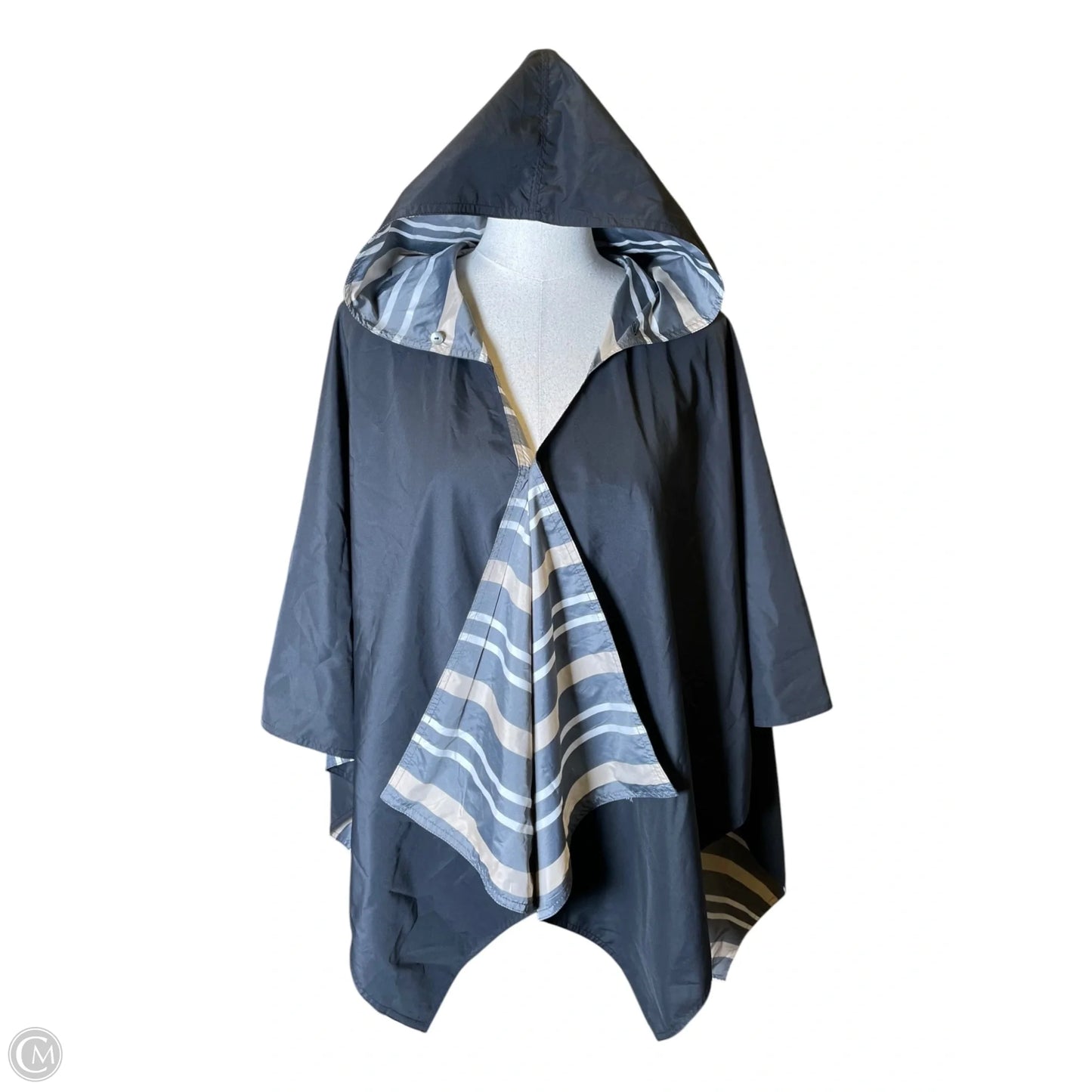 Poncho By Clothes Mentor In Black, Size: Osfm