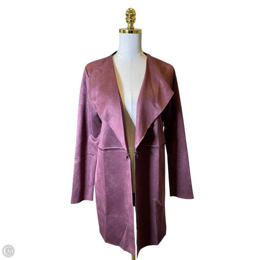 Jacket Moto By Active Usa In Maroon, Size: L