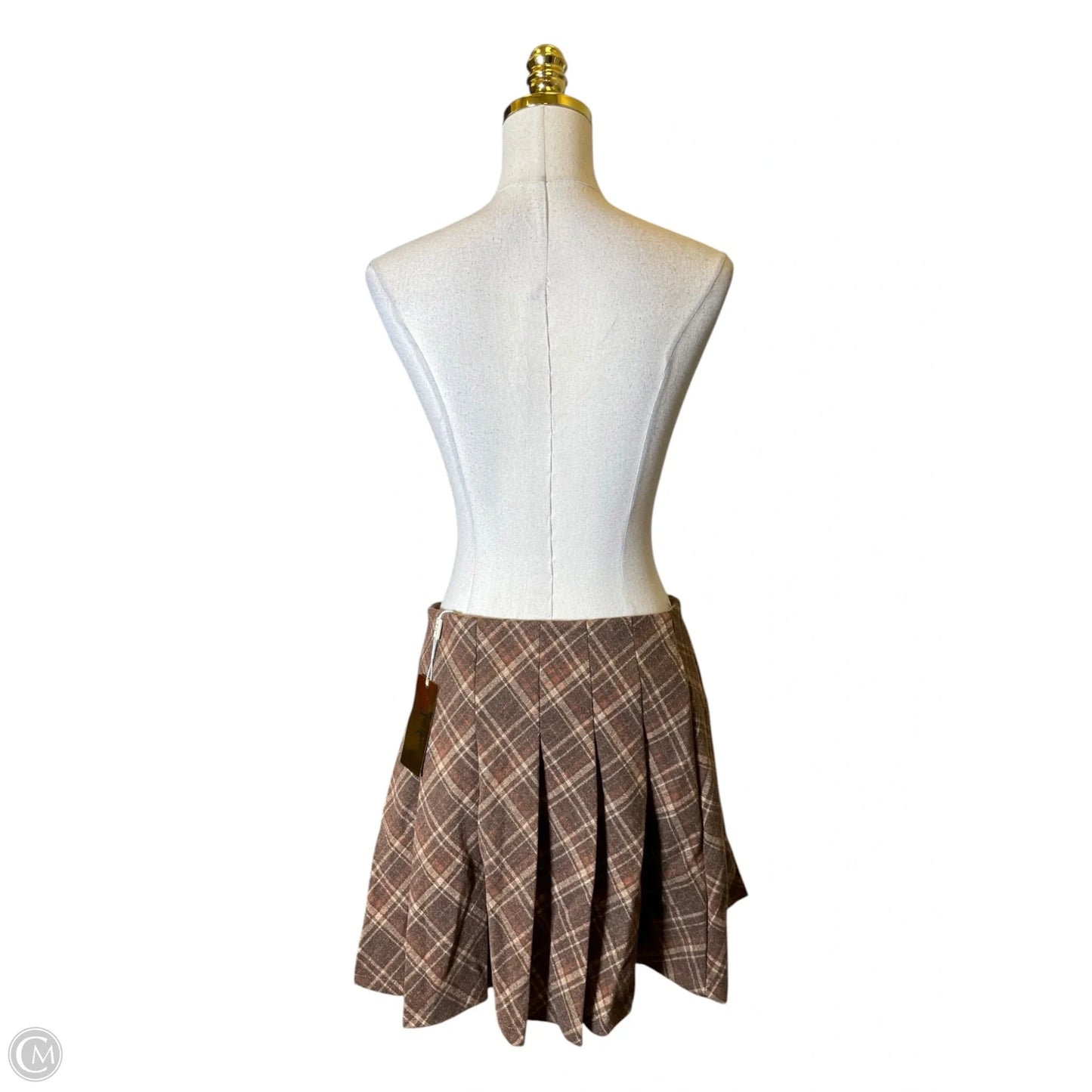 Skirt Mini & Short By Clothes Mentor In Plaid Pattern, Size: Xxl
