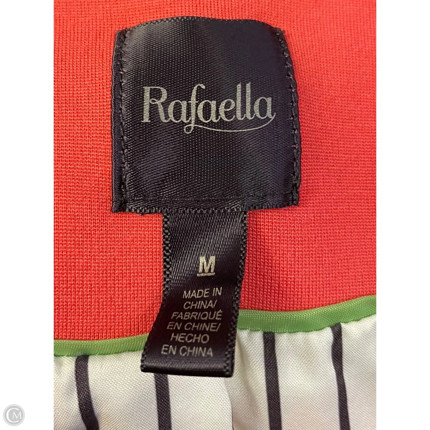 Jacket Moto By Rafaella In Orange, Size: M