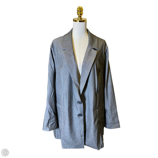 Blazer By Torrid In Grey, Size: 4x
