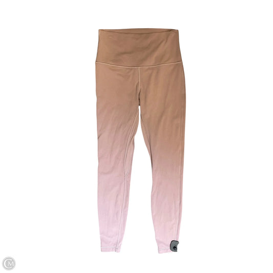 Athletic Leggings By Lululemon In Pink, Size: 6