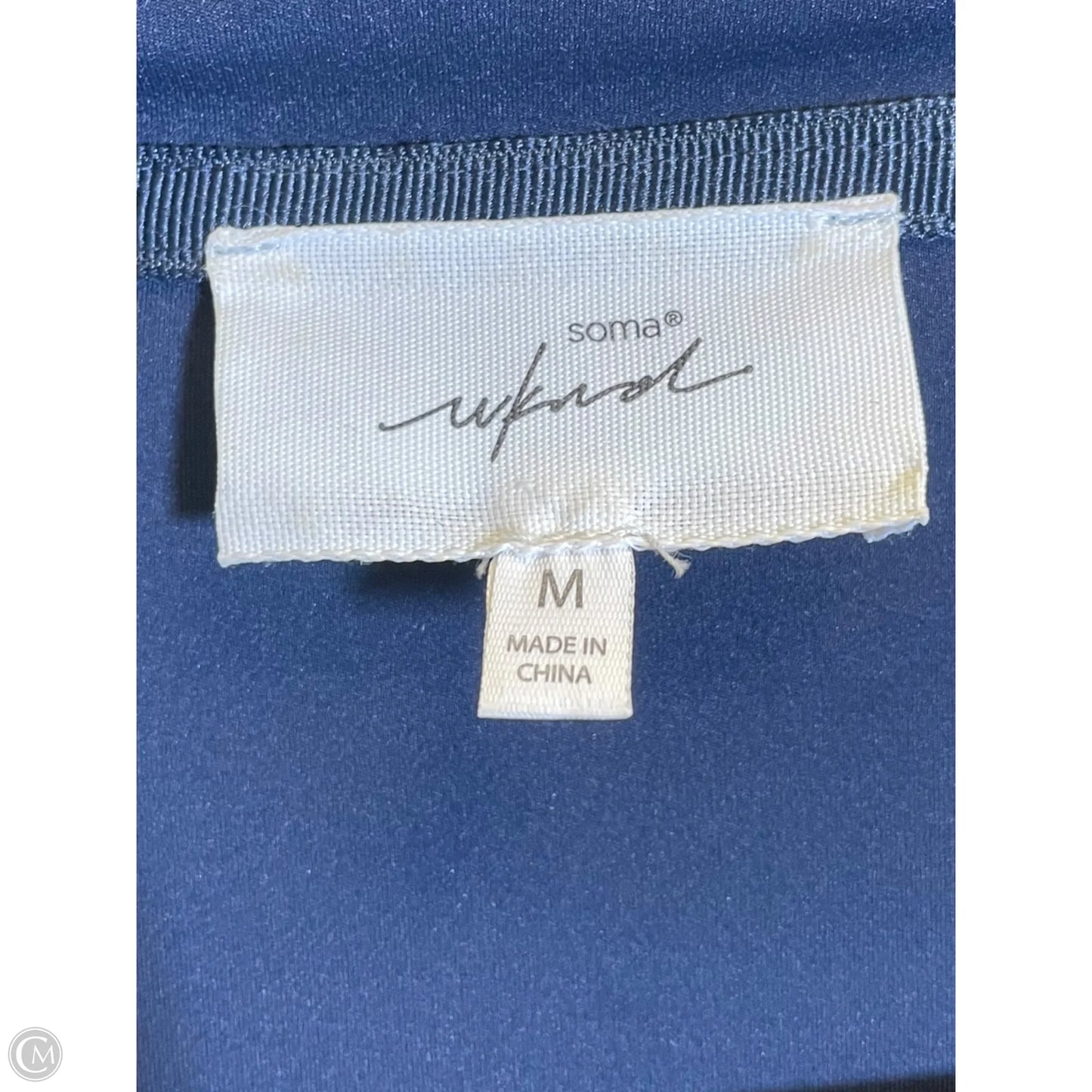 Jacket Moto By Soma In Navy, Size: M