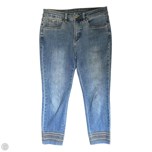 Jeans Skinny By Joseph Ribkoff In Blue Denim, Size: 8