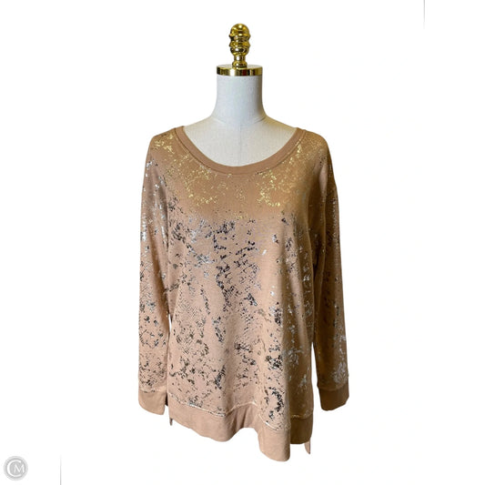 Sweater By Jane And Delancey In Brown, Size: L