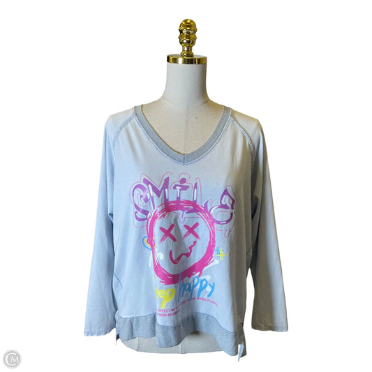 Top Long Sleeve By Clothes Mentor In Multi-colored, Size: M