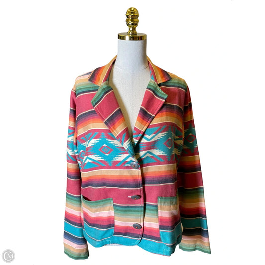 Blazer By Clothes Mentor In Multi-colored, Size: S