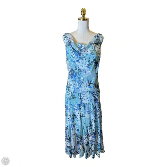Dress Party Long By Alex Evenings In Floral Print, Size: 14