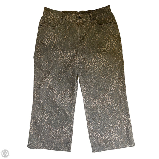 Jeans Wide Leg By Arizona In Animal Print, Size: 12