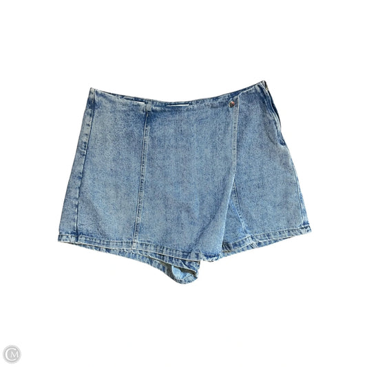 Skort By Vigoss In Blue Denim, Size: 8