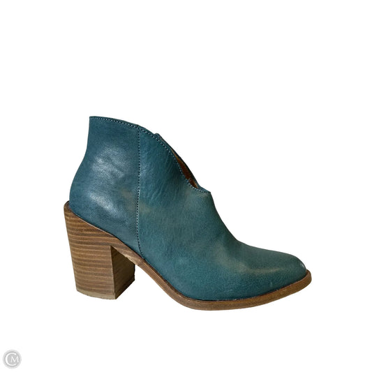Boots Ankle Heels By Jeffrey Campbell In Blue, Size: 7