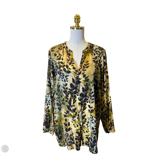 Top Long Sleeve By Pure Jill In Multi-colored, Size: 0