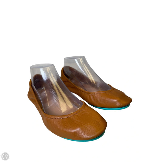 Shoes Designer By Tieks In Brown, Size: 7