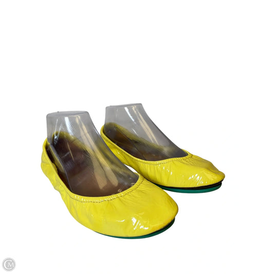 Shoes Designer By Tieks In Yellow, Size: 7