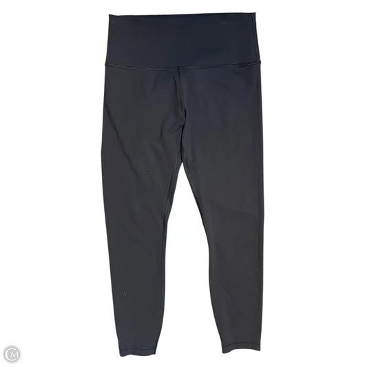 Athletic Leggings By Lululemon In Black, Size: 10