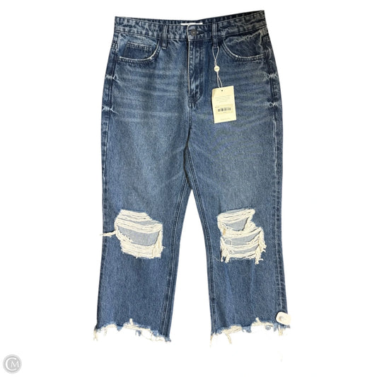 Jeans Straight By Vervet In Blue, Size: 8