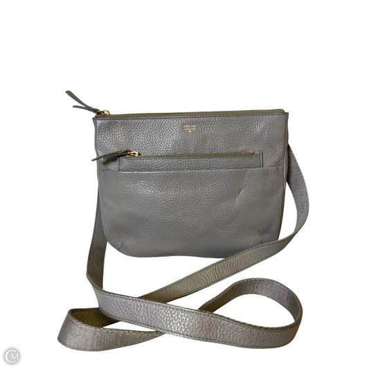 Crossbody Leather By Fossil, Size: Medium