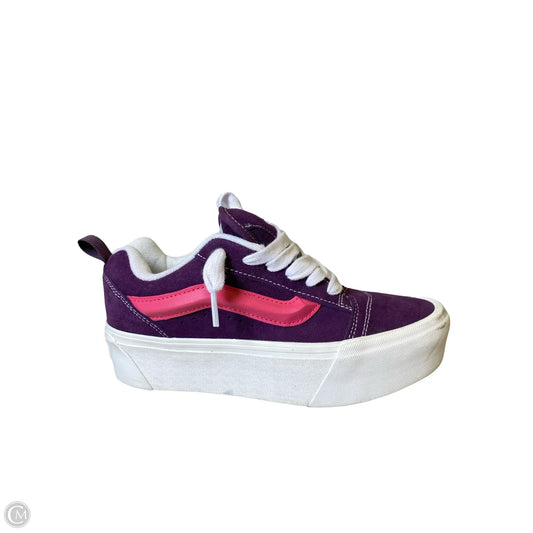 Shoes Heels Platform By Vans In Purple, Size: 7.5