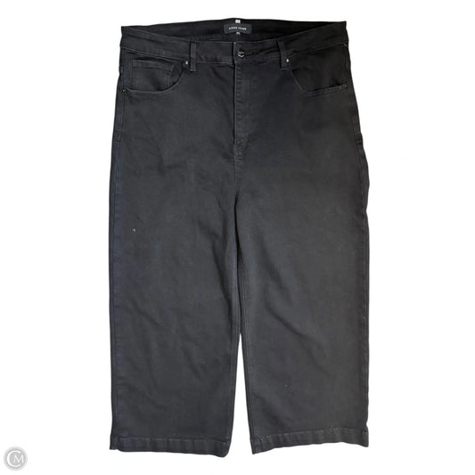 Jeans Wide Leg By Risen In Black Denim, Size: 24