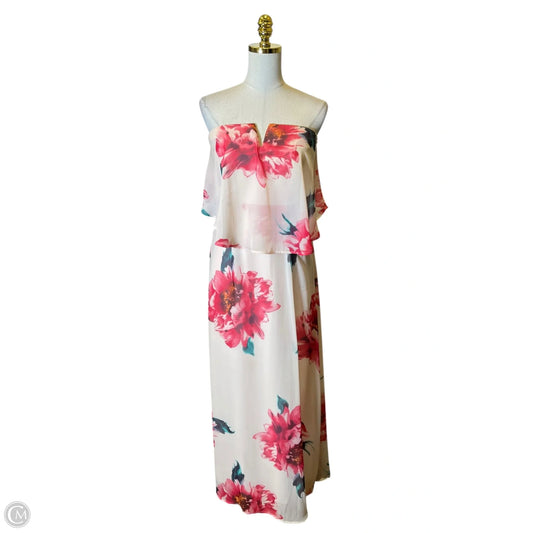 Dress Casual Maxi By Clothes Mentor In Floral Print, Size: M