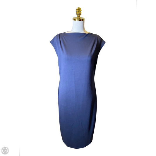 Dress Casual Midi By Banana Republic In Navy, Size: L