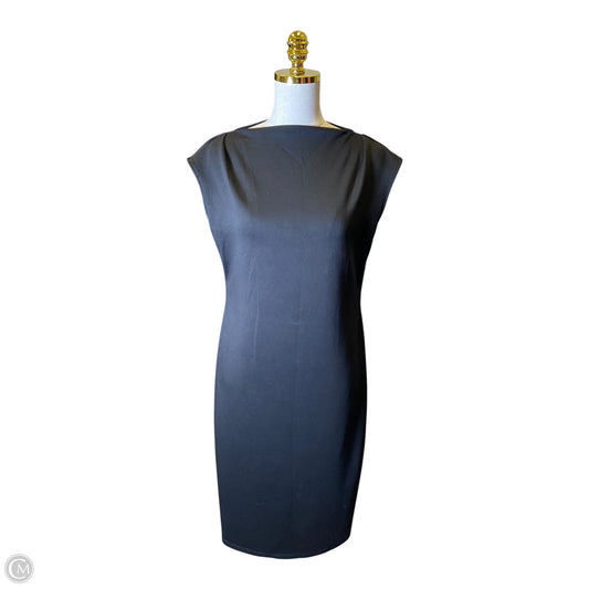Dress Casual Midi By Banana Republic In Black, Size: L
