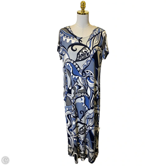 Dress Casual Maxi By Chicos In Multi-colored, Size: L