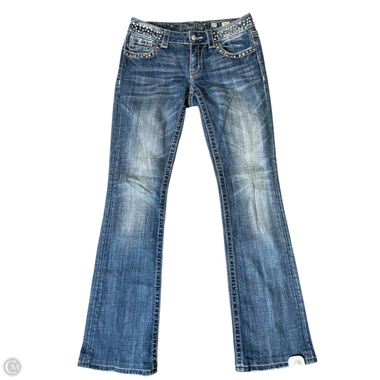 Jeans Straight By Miss Me In Blue Denim, Size: 4