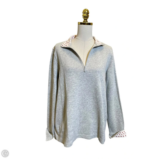 Sweater By Orvis In Grey, Size: Xl