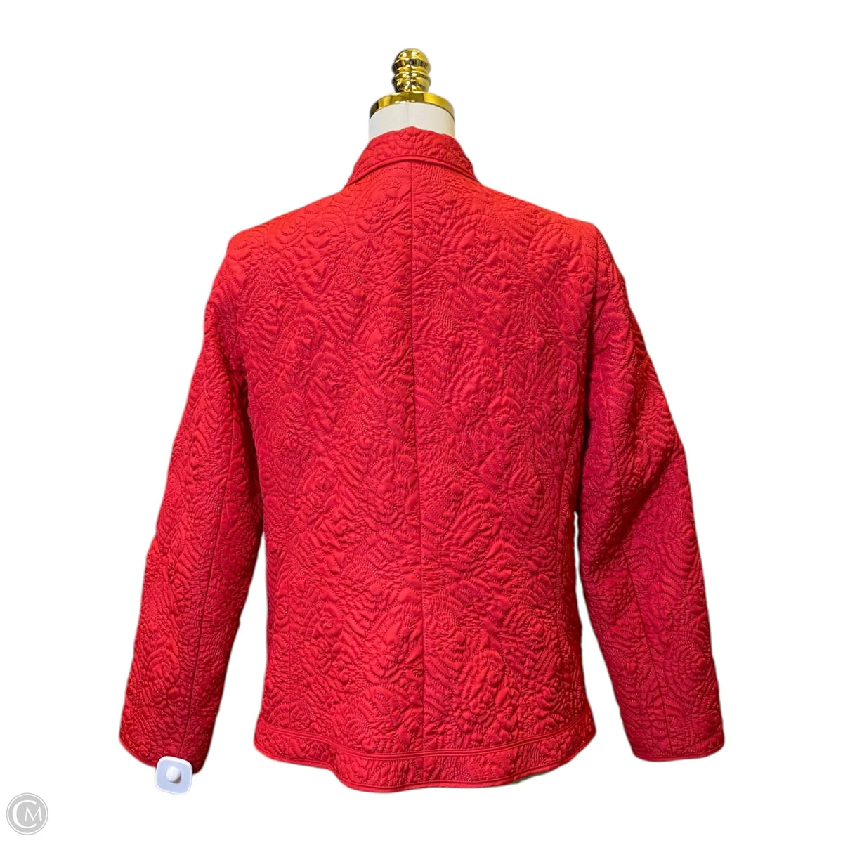 Jacket Puffer & Quilted By Rqt In Red, Size: M