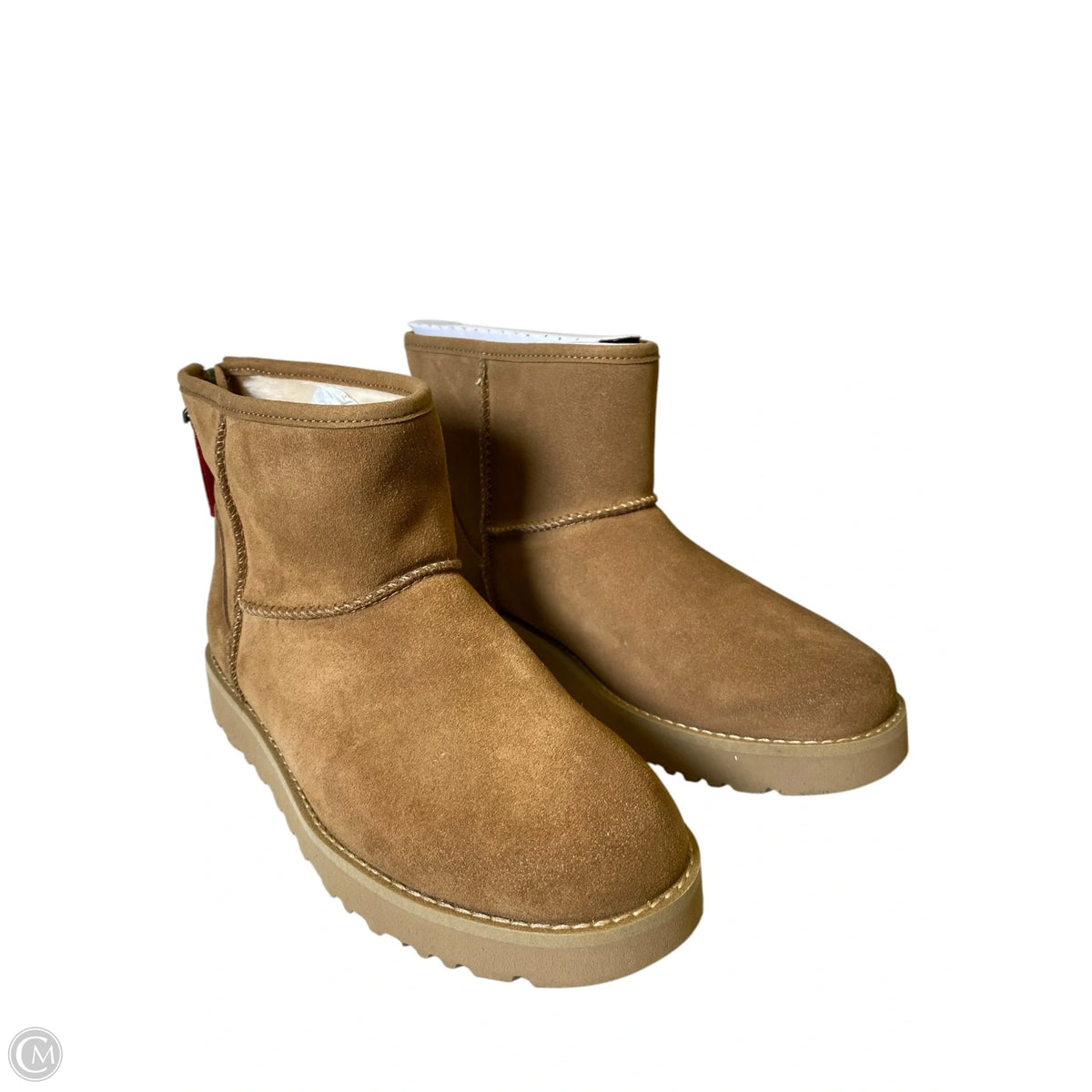 Boots Designer By Ugg In Brown, Size: 8