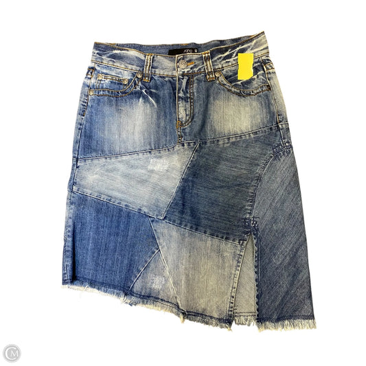Skirt Mini & Short By Soho Apparel In Blue Denim, Size: M
