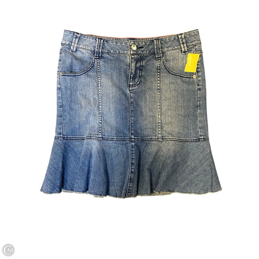Skirt Mini & Short By Dkny In Blue Denim, Size: 10