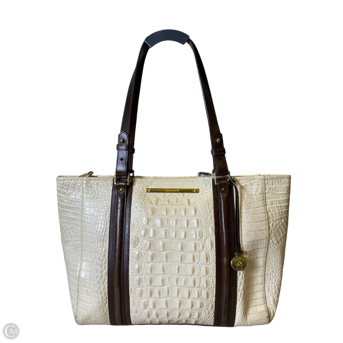 Handbag Designer By Brahmin, Size: Large