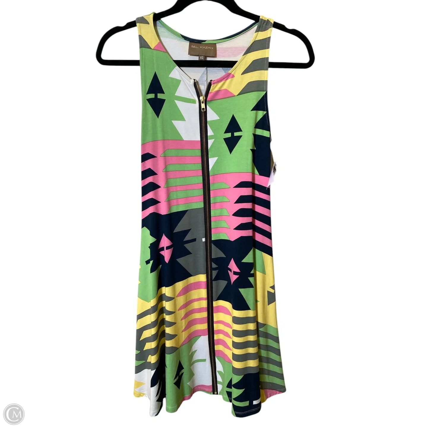 Dress Casual Midi By Cmc In Multi-colored, Size: Xs