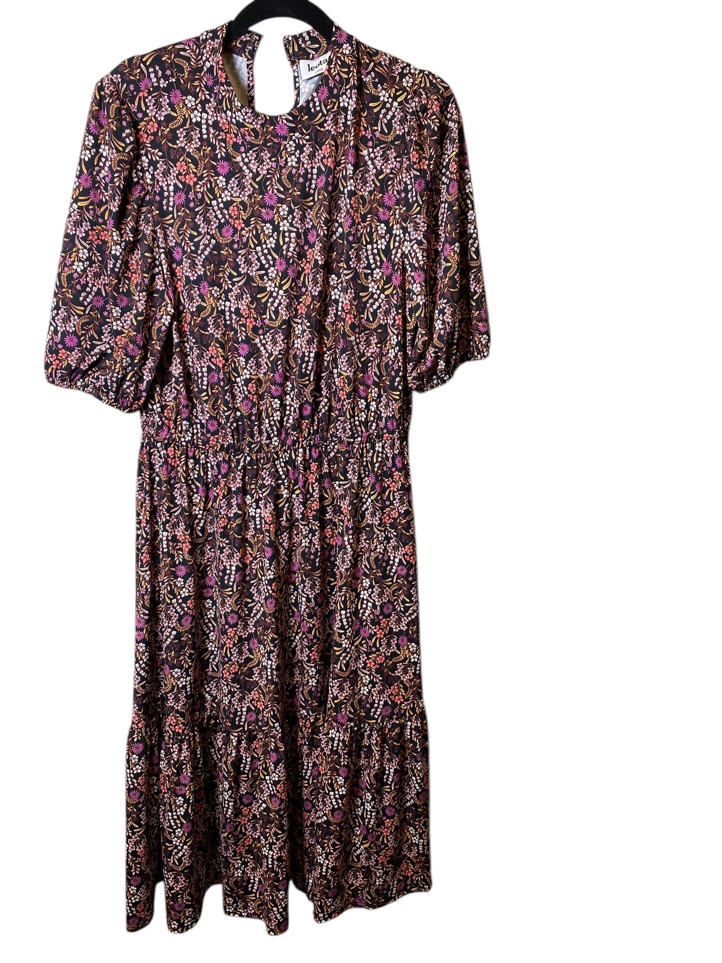 Dress Designer By Leota In Floral Print, Size: L