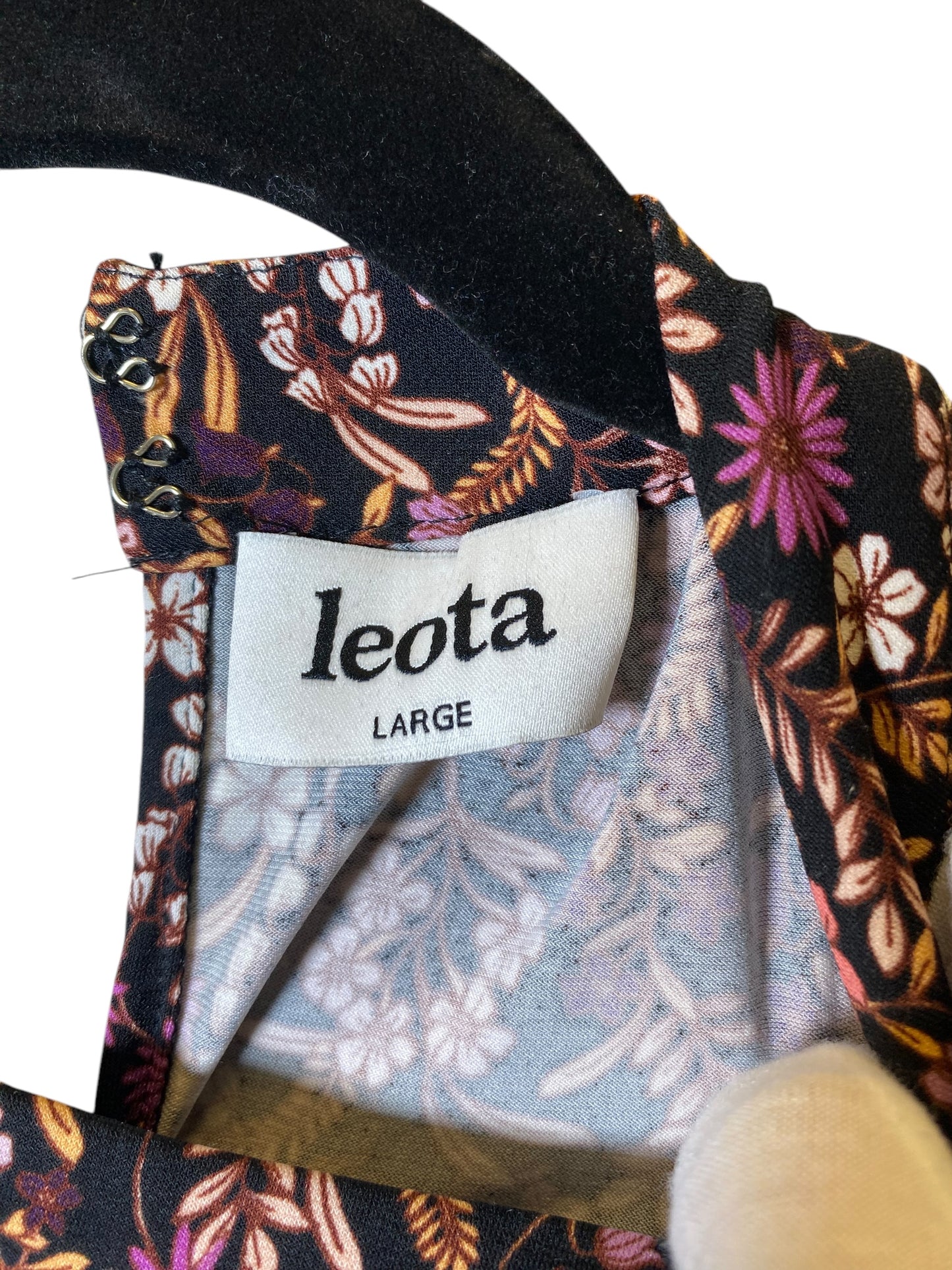 Dress Designer By Leota In Floral Print, Size: L