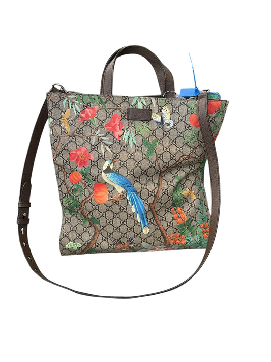 Tote Luxury Designer By Gucci, Size: Large