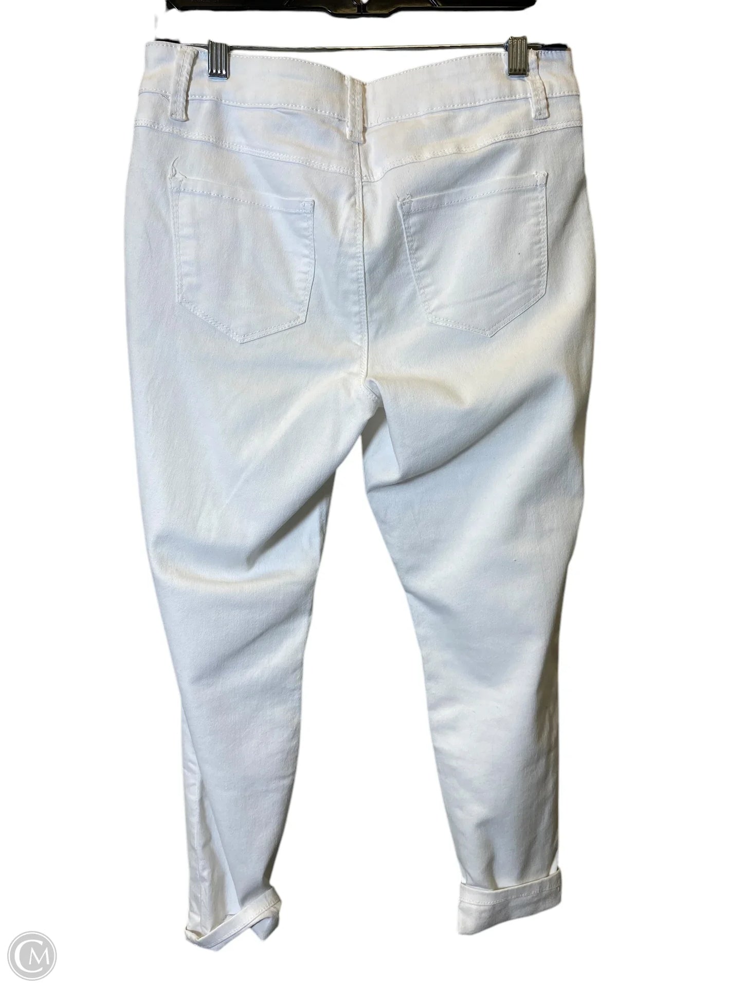 Jeans Cropped By Clothes Mentor In White, Size: 6