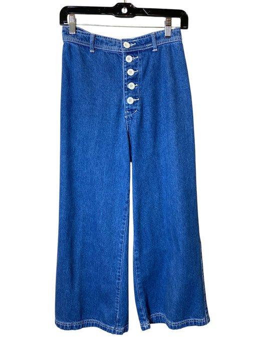 Jeans Flared By Bdg In Blue, Size: 6