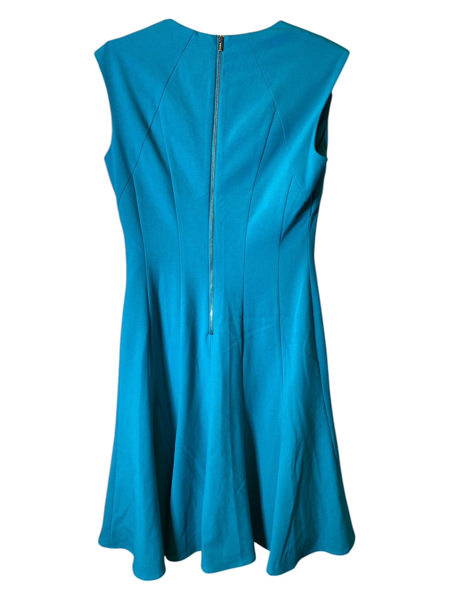 Dress Work By Calvin Klein In Teal, Size: Xs