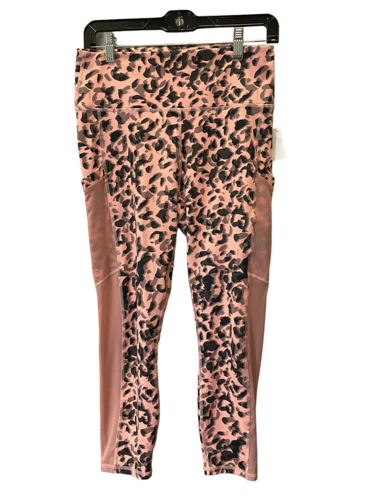 Athletic Leggings By Fabletics In Animal Print, Size: M