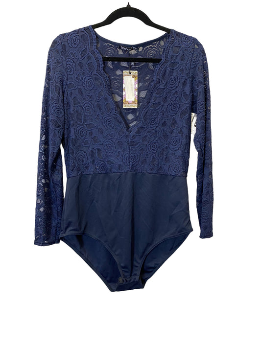 Bodysuit By Boohoo Boutique In Navy, Size: L