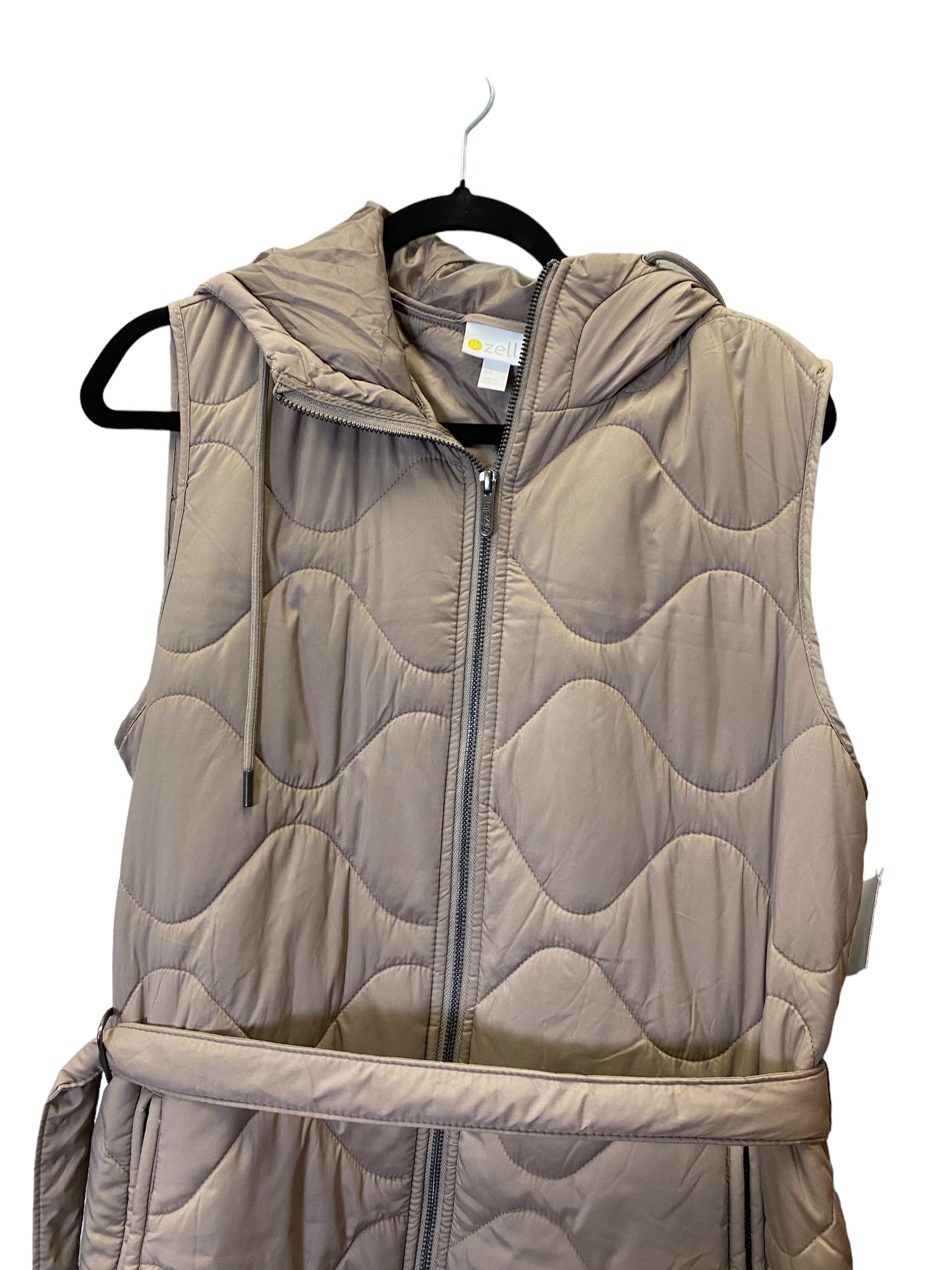 Vest Puffer & Quilted By Zella In Beige, Size: M